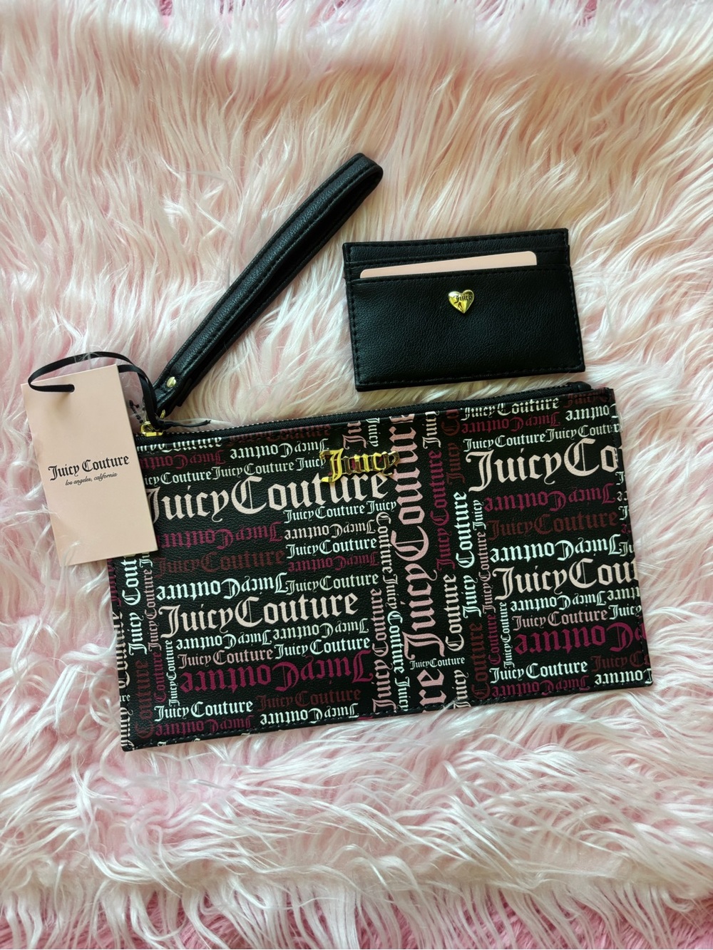 Juicy Couture Wristlet & card case